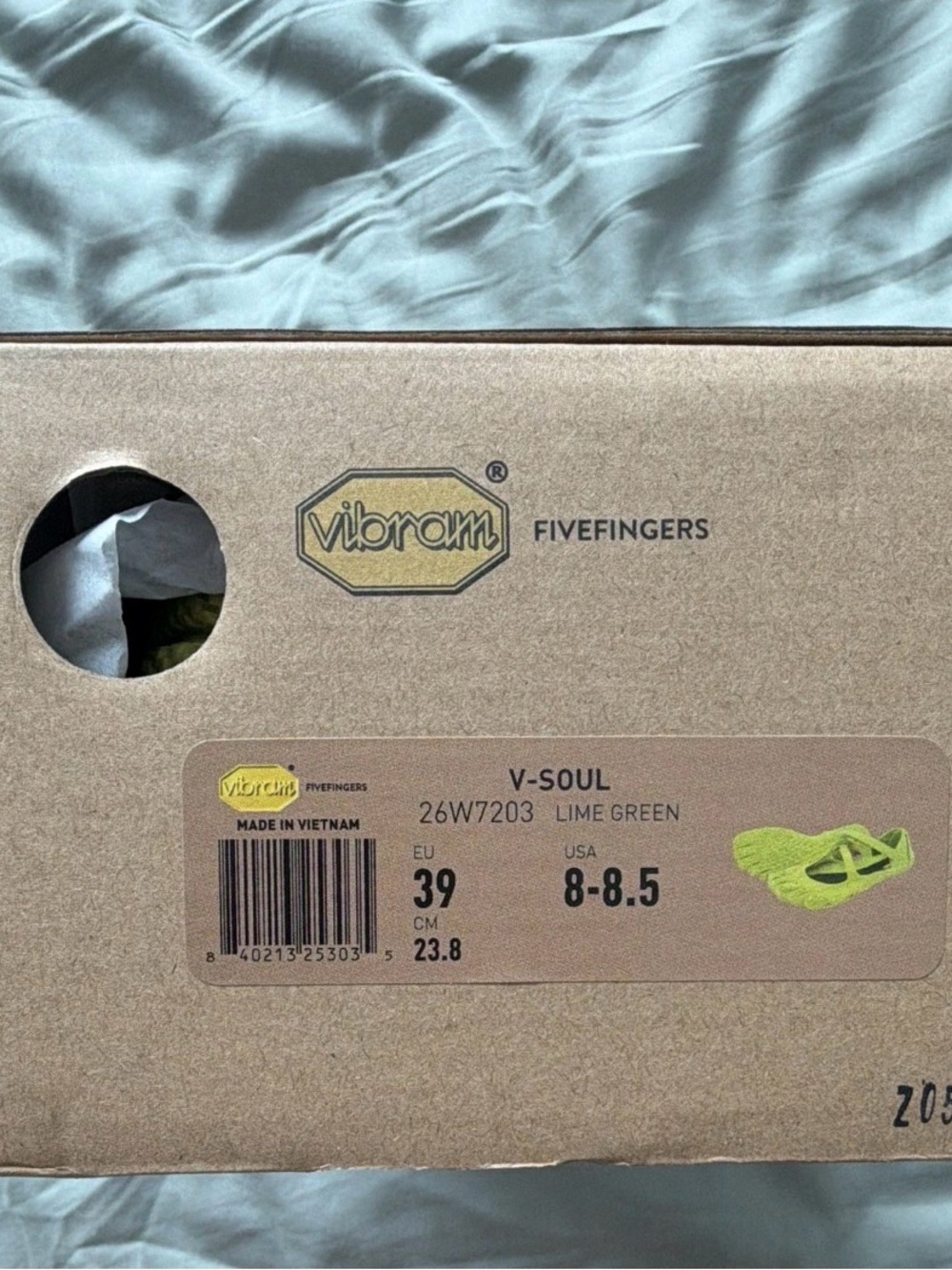 Vibram FiveFingers V-Soul Neon Yellow Women's - Picture 5 of 5